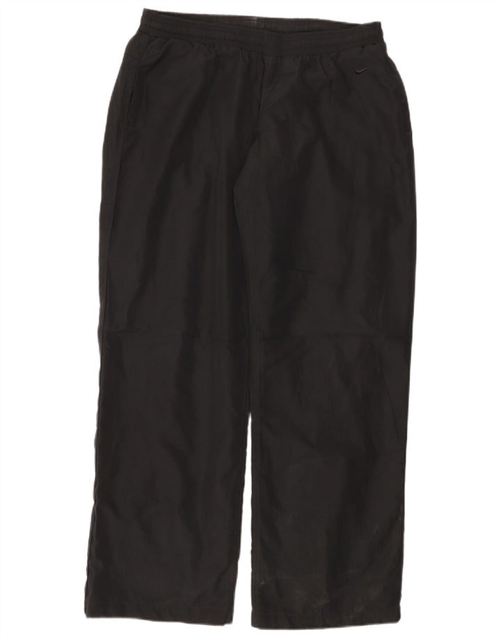 NIKE Pantalon de survêtement pour femme UK 14 Large Noir Polyester