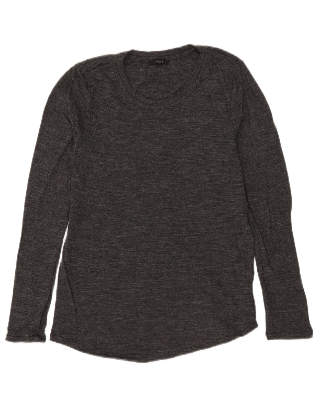 Cos Pull à col rond pour femme UK 14 Grande laine grise