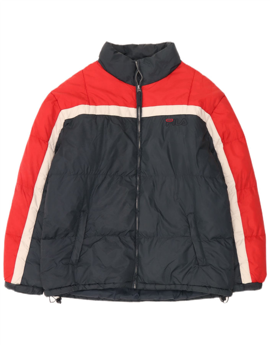 Fila Veste matelassée homme IT 56 XL bleu marine colour block