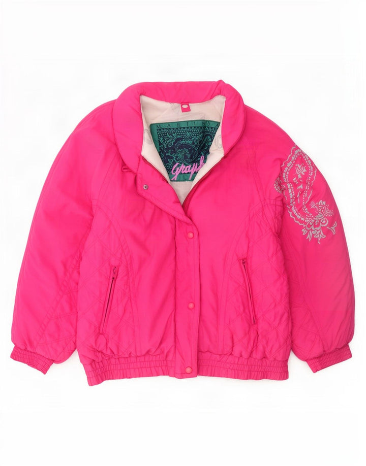 MARILENA Veste de Ski Graphique Femme IT 44 Rose Moyen Paisley Polyamide