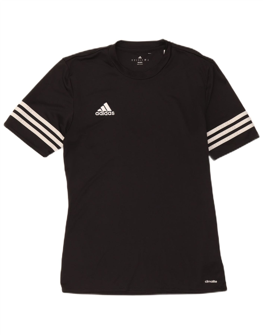Adidas Hommes Climalite T-Shirt Haut Petit Noir Polyester