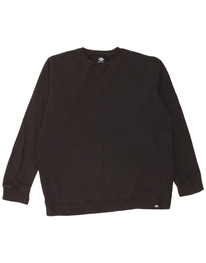 Dickies Sweat-shirt pour homme en coton noir 2XL