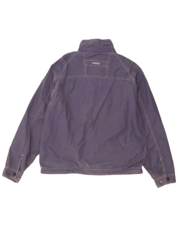 Crew Clothing Veste Bomber Homme UK 38 Bleu Moyen Coton