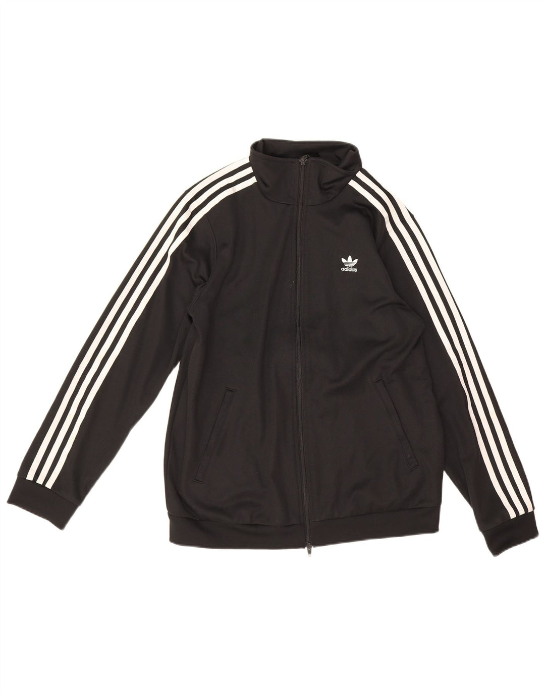 Adidas Veste de survêtement pour femme UK 12 Coton noir moyen