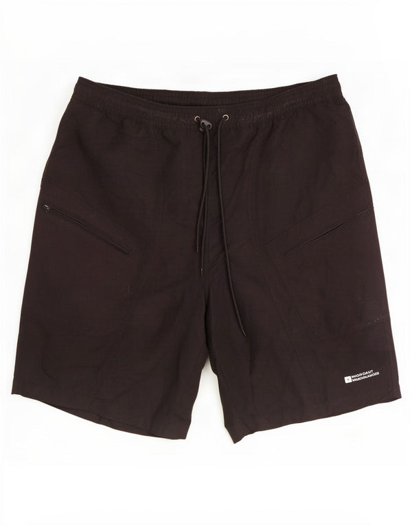 Mountain Warehouse Short de sport pour homme en polyester noir Taille L