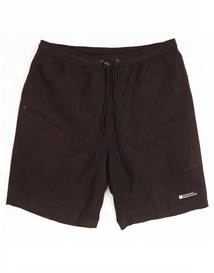 Mountain Warehouse Short de sport pour homme en polyester noir Taille L