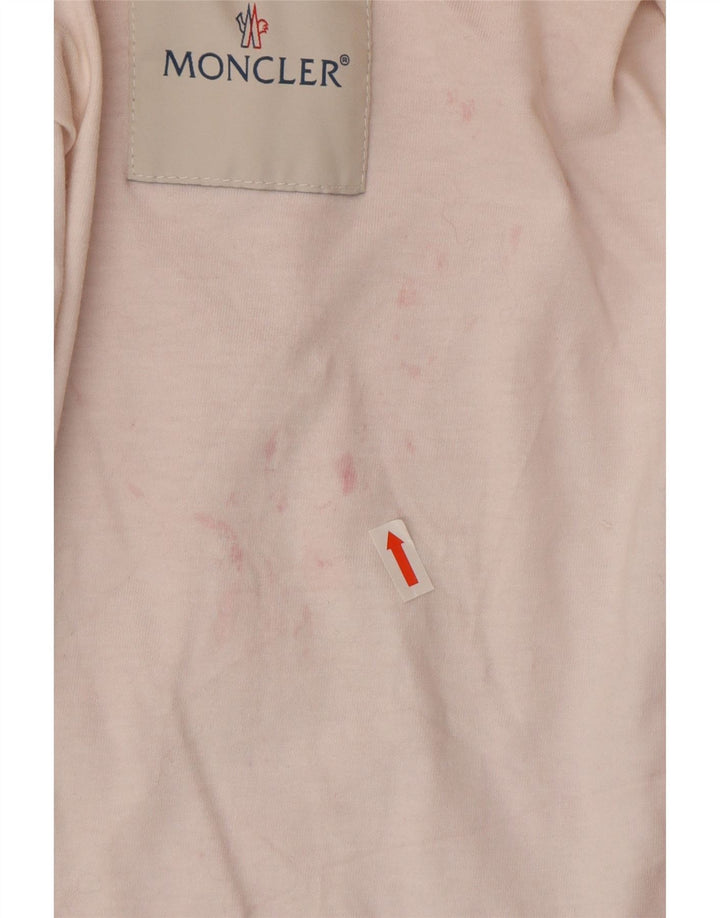 Moncler Veste de pluie graphique fille 15-16 ans rouge polyamide