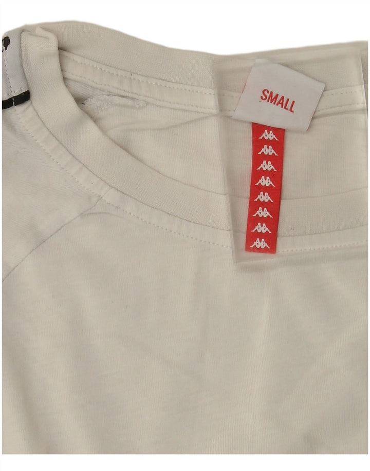 Kappa T-Shirt Graphique Homme Petit Blanc
