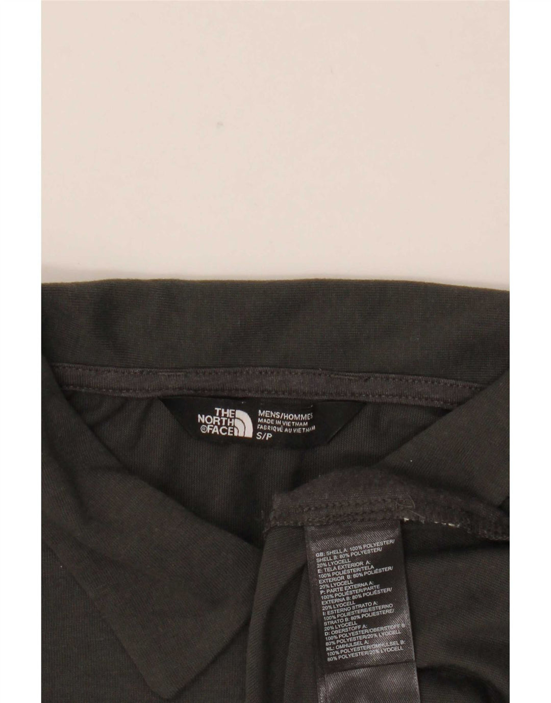 The North Face Polo Homme Petit Gris Polyester