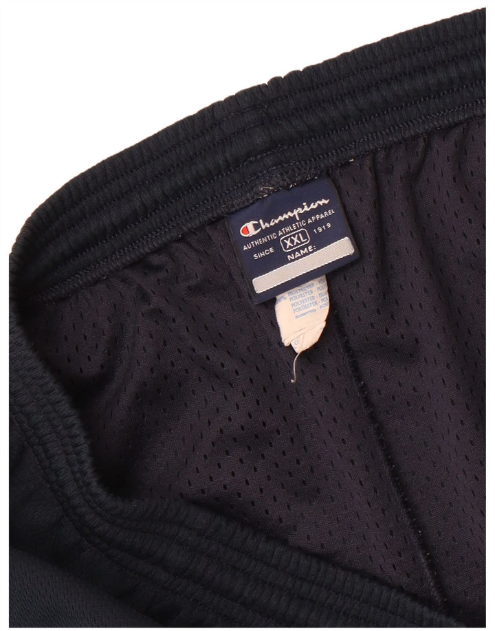 Champion Short de sport pour homme 2XL Bleu marine Polyester