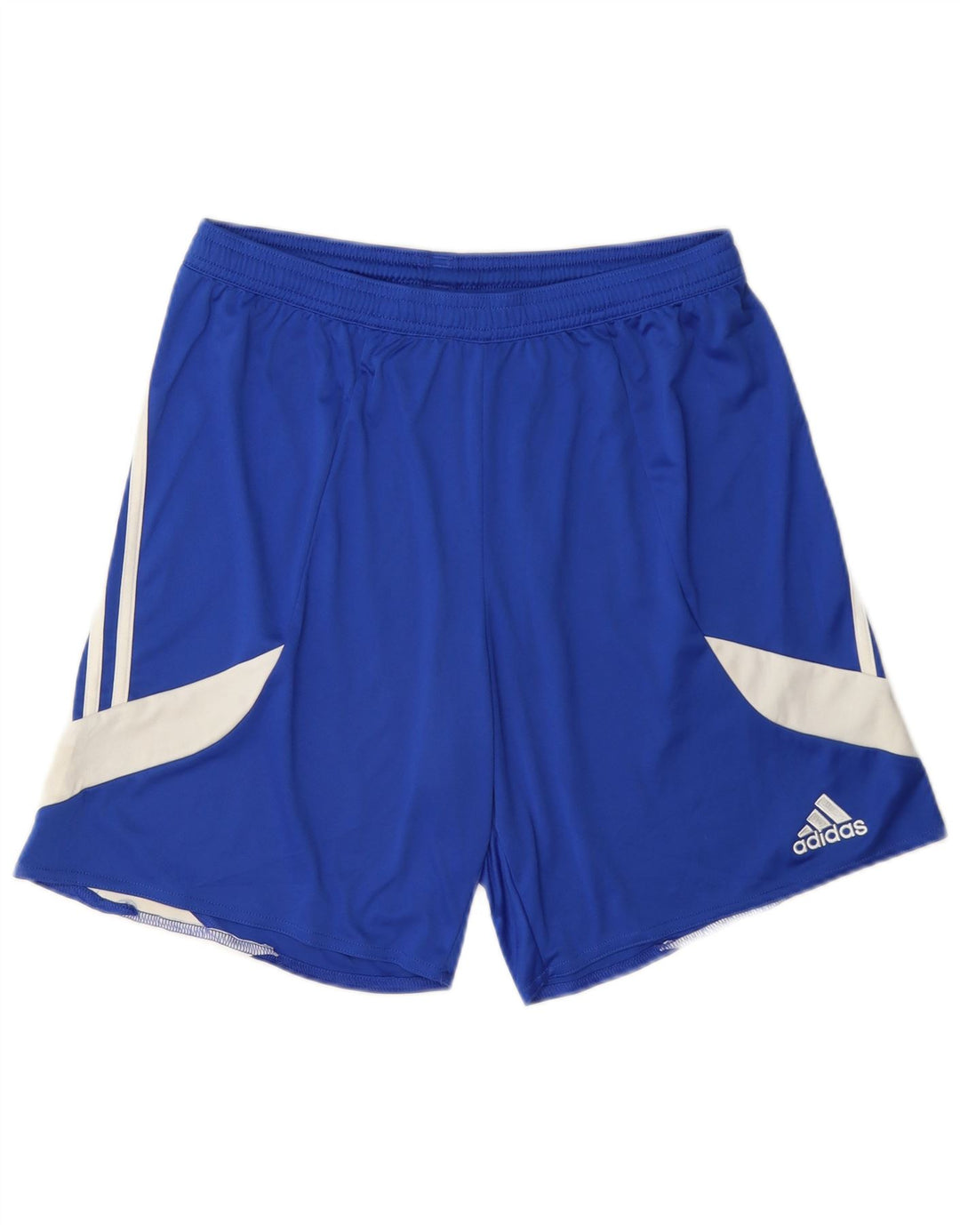 Adidas Short de Sport Climalite Homme Bleu Moyen Polyester Colorblock