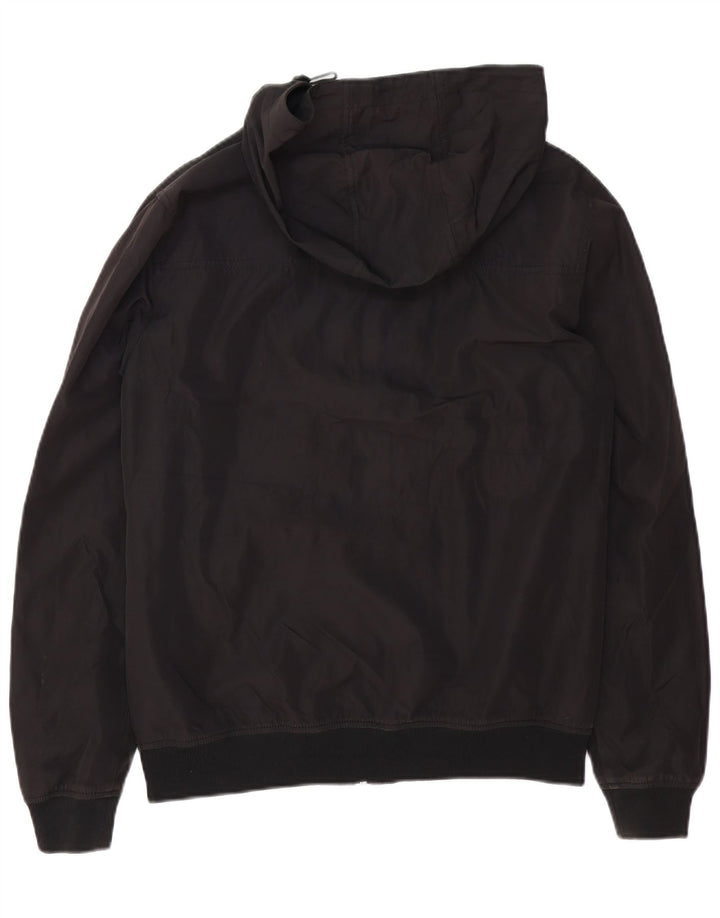 JACK & JONES Veste Bomber à Capuche Homme UK 38 Medium Noir