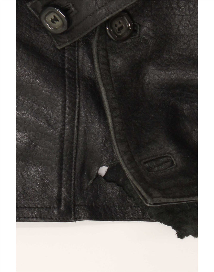 Fibok Veste en cuir pour homme IT 54 2XL Cuir noir