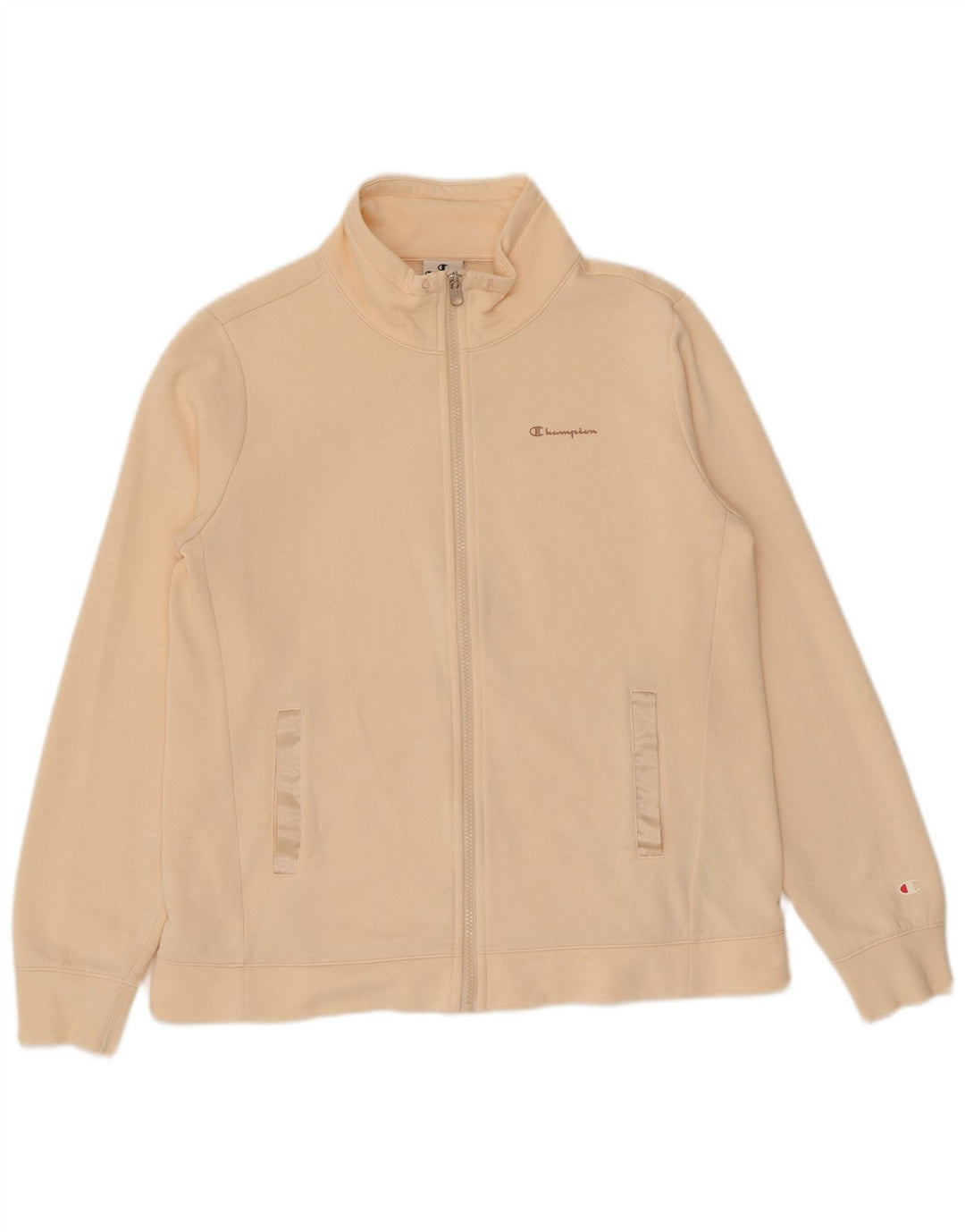 Champion Veste de survêtement pour femme UK 16 Large Beige Coton