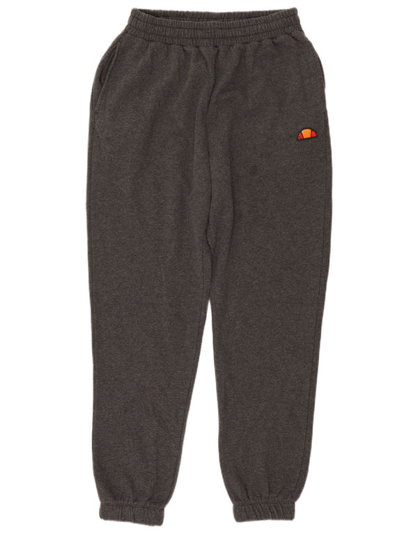 Ellesse Pantalon de survêtement pour homme Pantalon de jogging Large Gris Coton