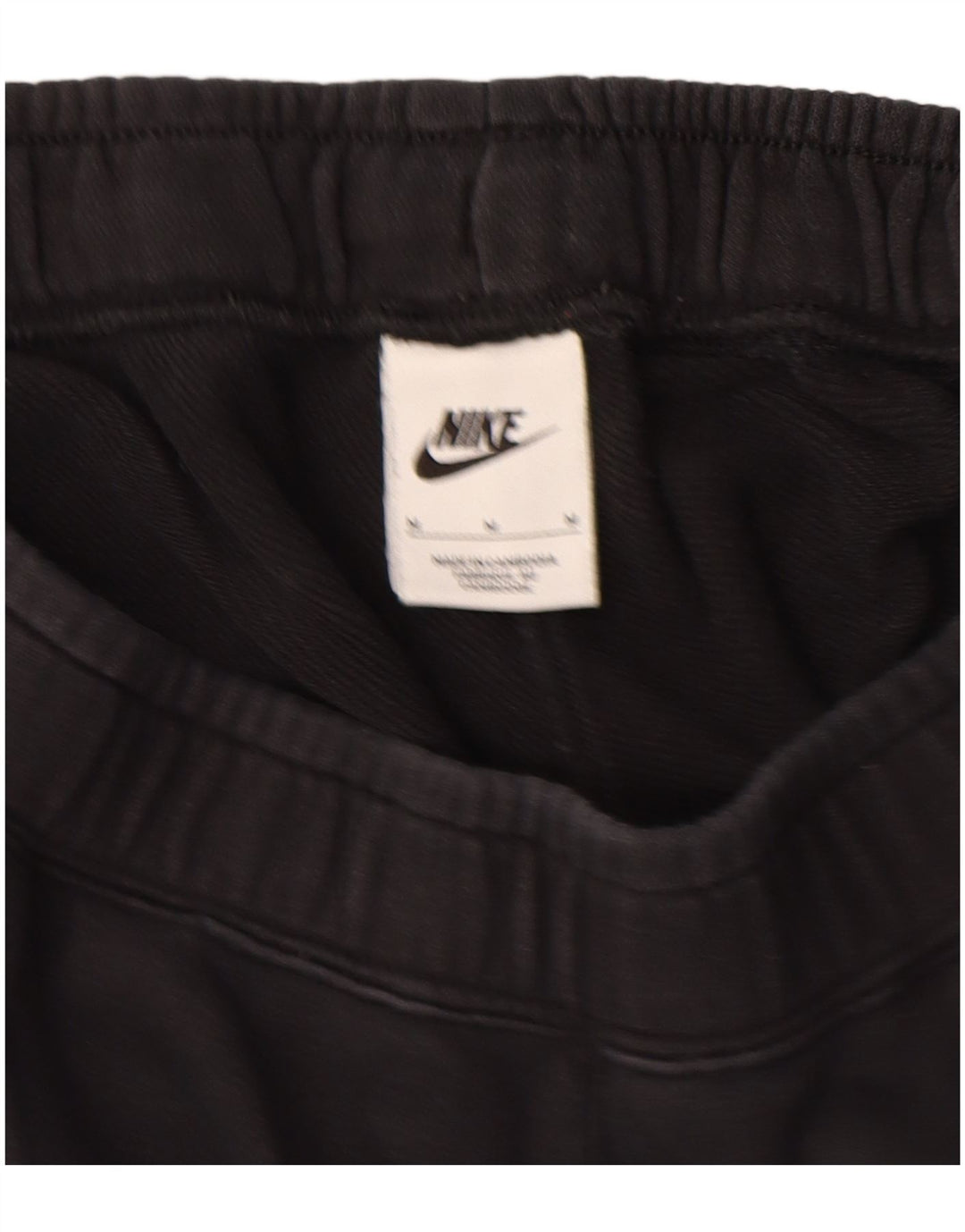 Nike Short de sport graphique en coton noir moyen pour homme