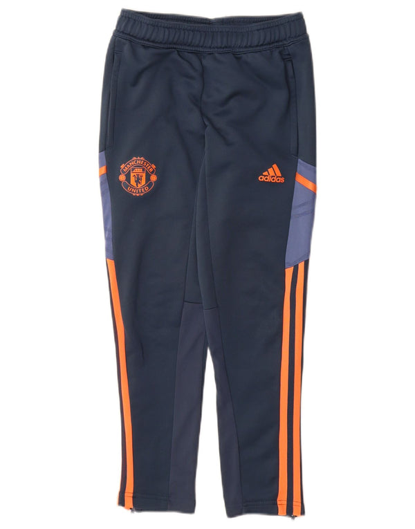 Adidas Pantalon de Survêtement Manchester United Garçon 9-10 Ans Bleu Marine