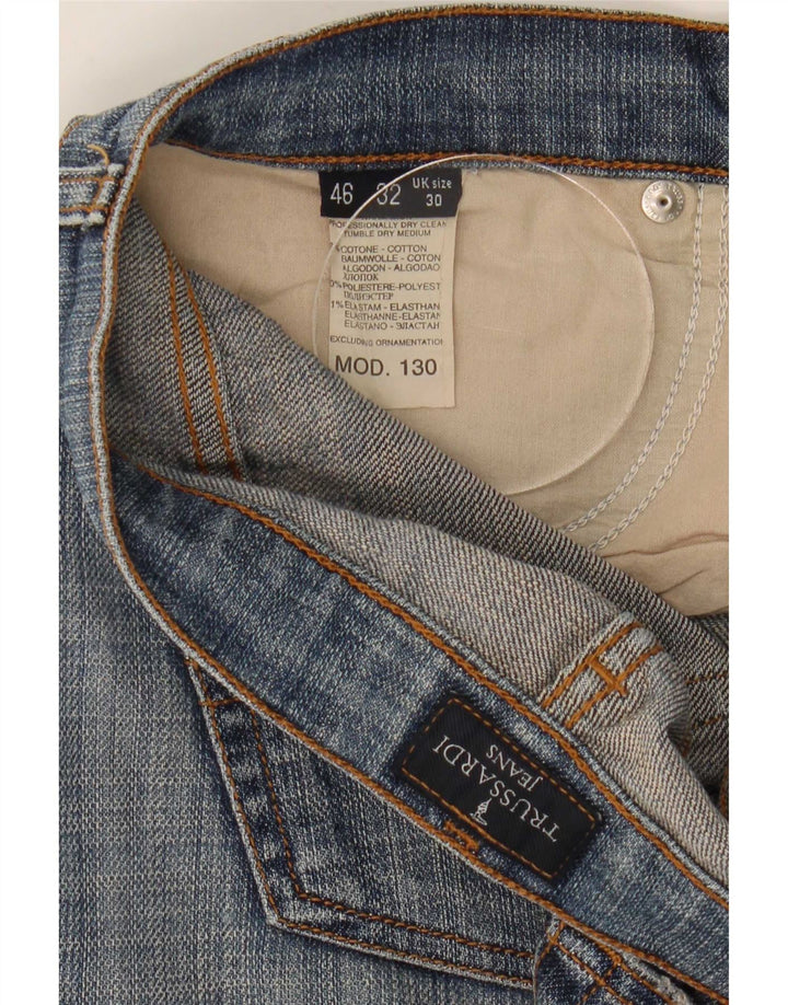 Trussardi Jean Bootcut W30 L33 Bleu Coton Femme
