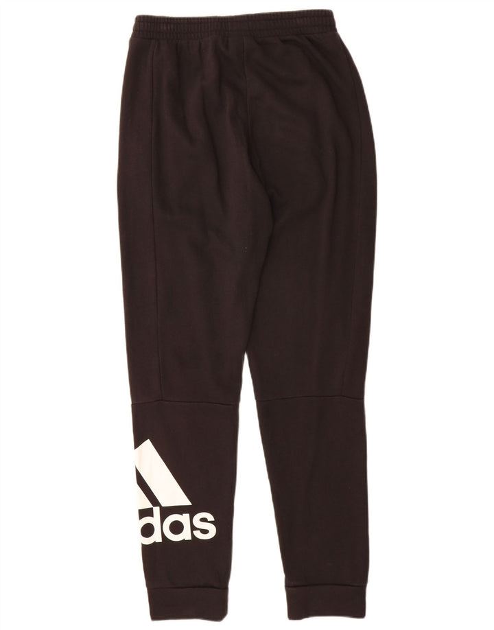 ADIDAS Pantalon de survêtement graphique pour hommes Joggers petit coton noir