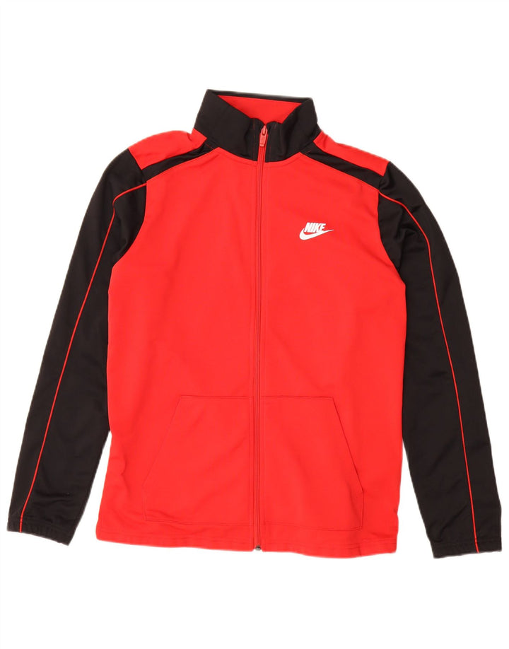 Nike Veste de survêtement pour garçon 13-14 ans XL Rouge Colorblock Polyester