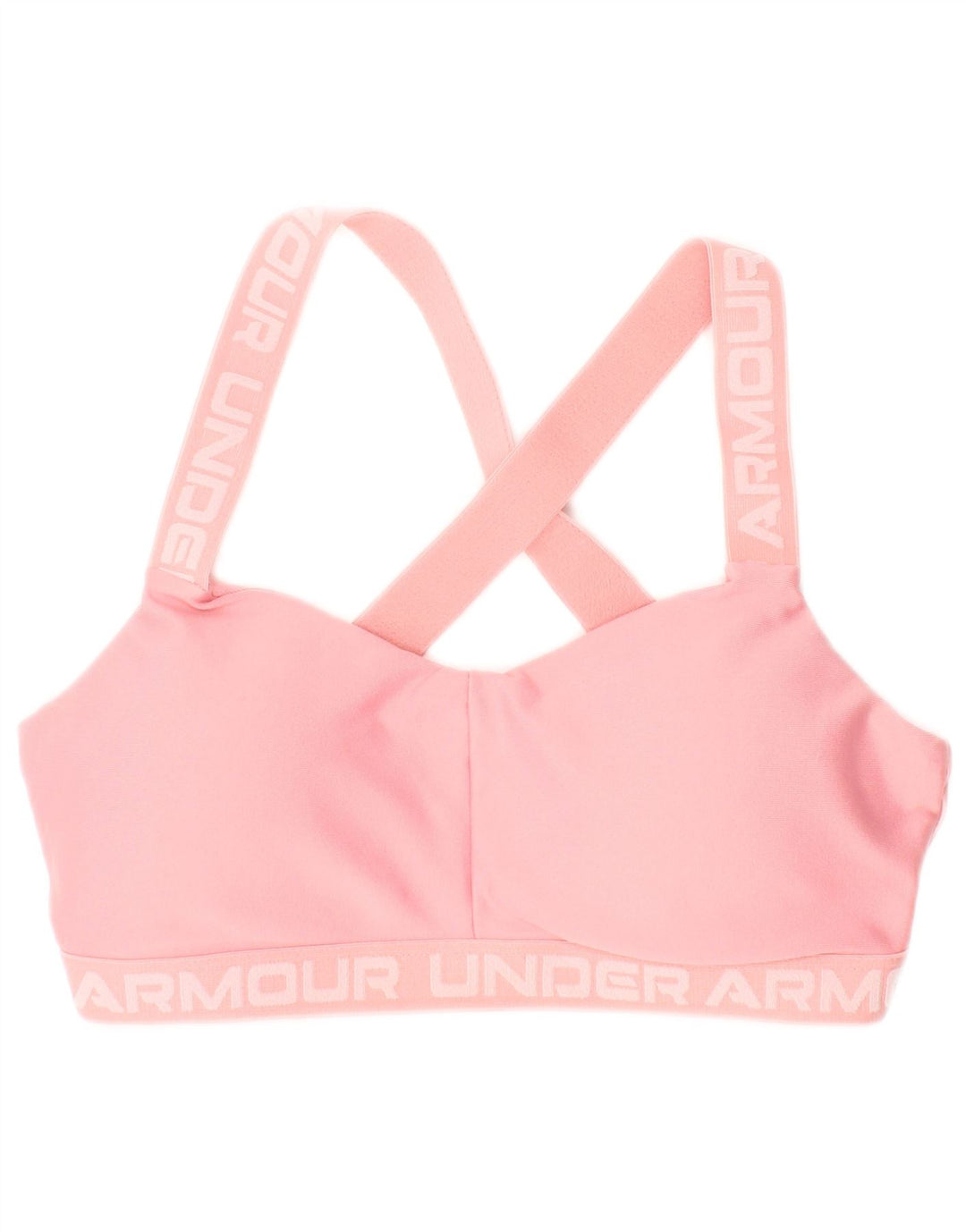 Under Armour Womens Graphic Top Small/Medium Pink Colourblock Sports