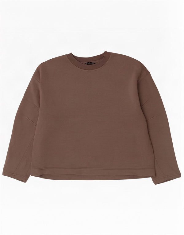 Zara Sweat-shirt pour femme UK 44 en coton gris moyen