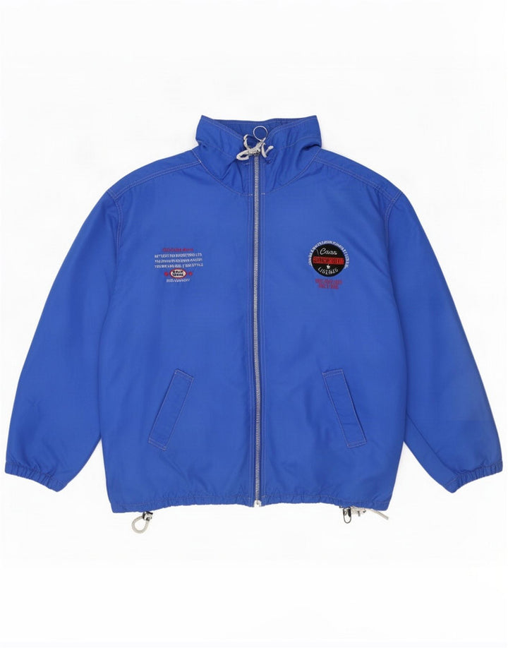 Veste de survêtement graphique pour homme Cocoa Large Nylon bleu
