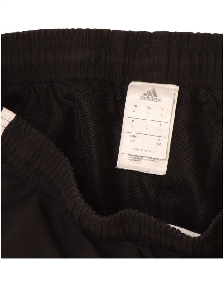 Adidas Pantalon de survêtement Climalite Graphic pour homme Large Noir Polyester