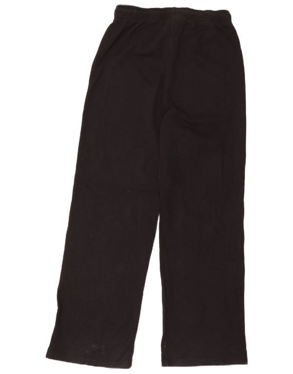 Zara Pantalon de survêtement pour femme UK 12 Coton noir moyen