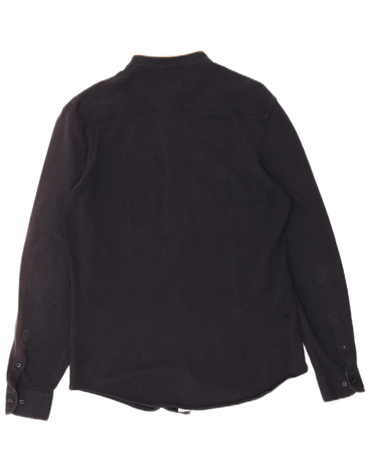 Chemise Zara Homme Bleu Marine Moyen