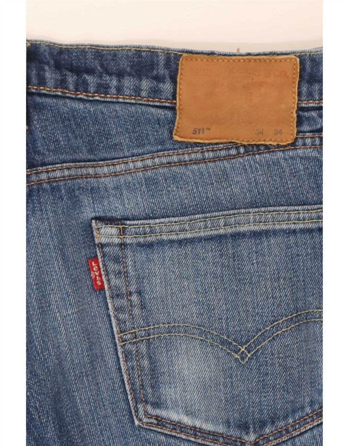 Levi's Jean Slim 511 Homme Bleu W34 L30 Coton