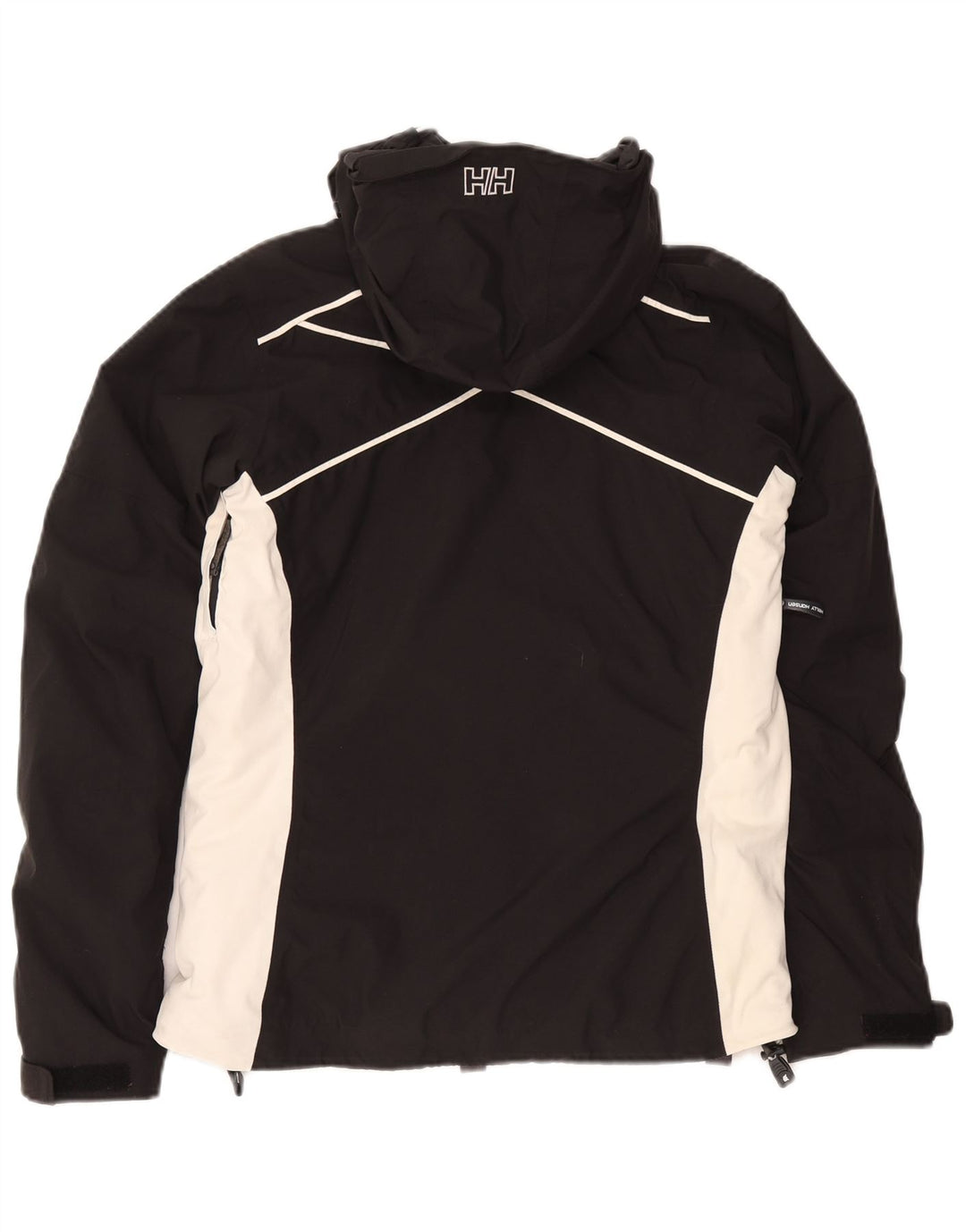 Helly Hansen Veste de pluie graphique pour femme UK 10 Small Black Colourblock