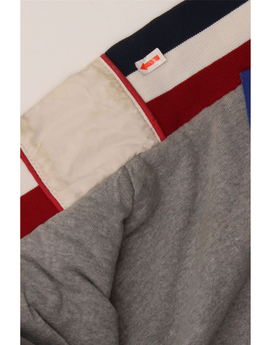 NORTH SAILS Veste Bomber Graphique Homme UK 42 XL Gris Colorblock Polyamide