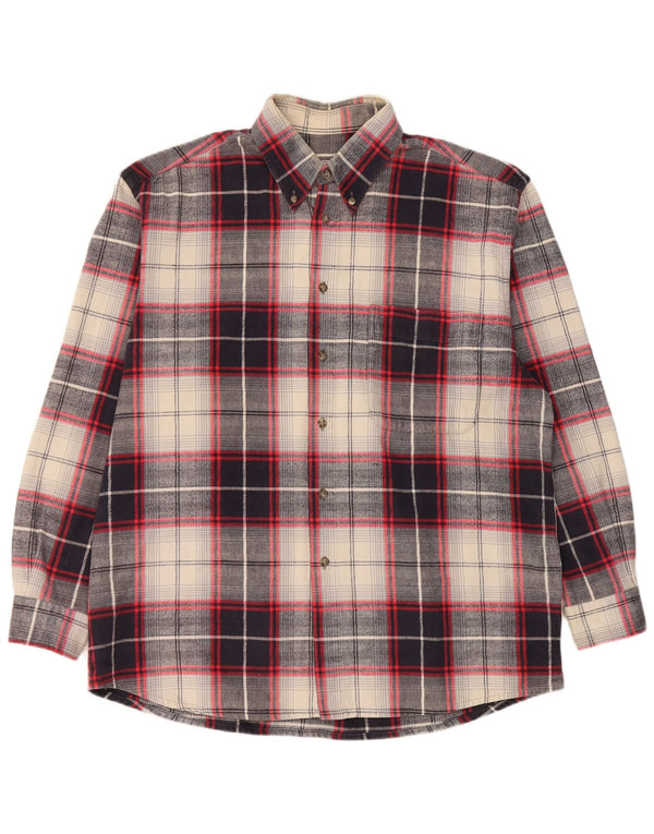 Rodrigo Chemise Flanelle Homme XL Bleu Marine Carreaux Coton