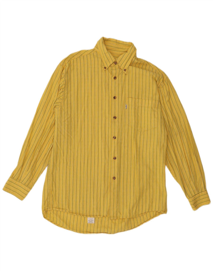 Levi's Chemise Small Jaune Rayé Coton Homme