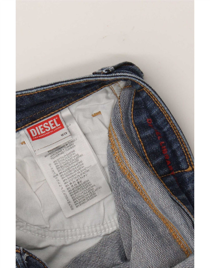 Jean Slim Femme Diesel W26 L29 Bleu Coton