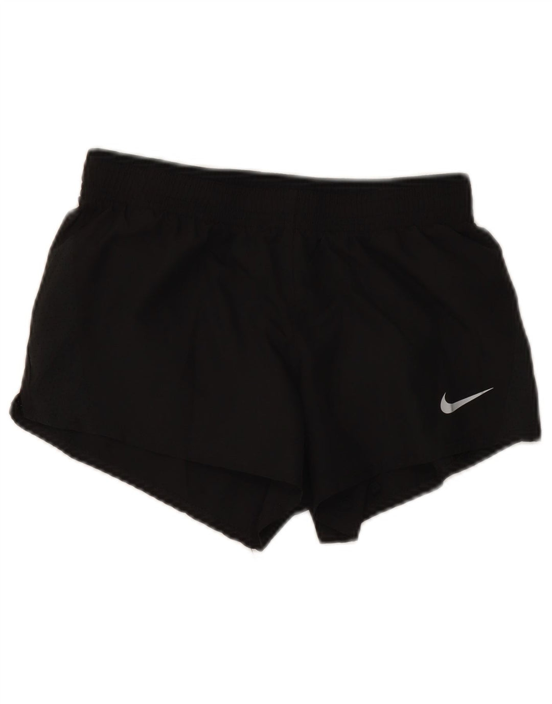 Nike Short de sport Dri Fit pour femme UK 8 Small Noir Polyester