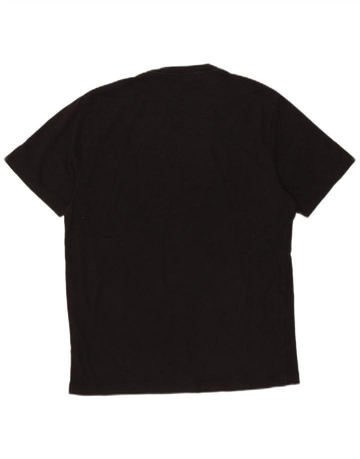 True Religion T-Shirt Graphique Homme Noir Moyen Coton