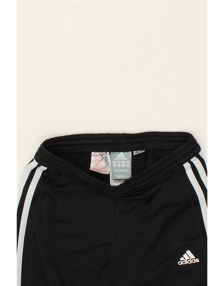 ADIDAS Girls Climacool Tracksuit Trousers 9-10 Years Black Polyester Vintage Adidas and Second-Hand Adidas from Messina Hembry 