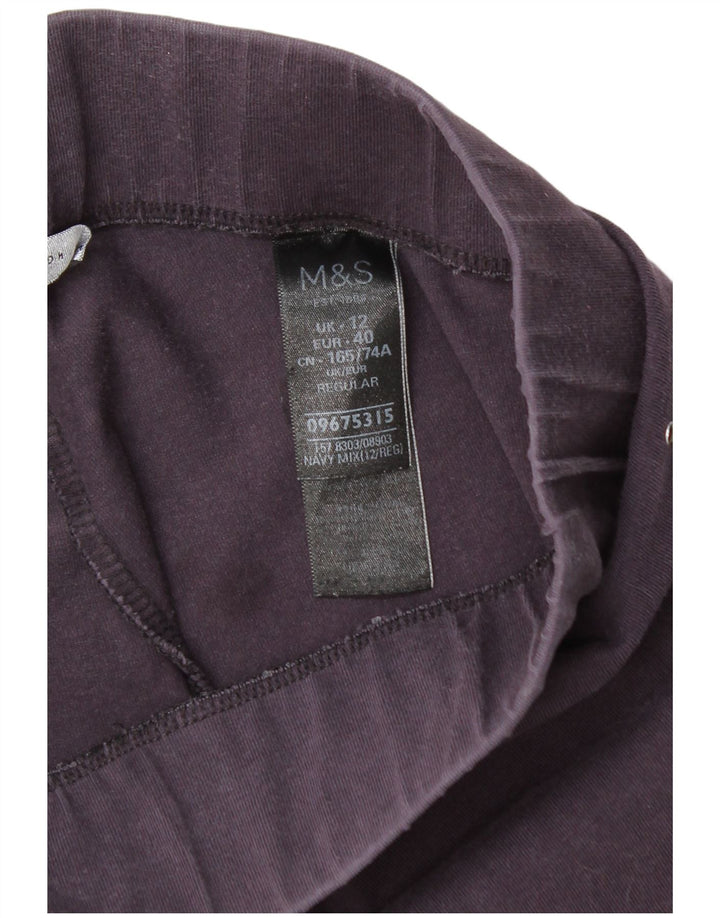 Marks & Spencer Leggings pour femme UK 12 Coton à pois violet moyen