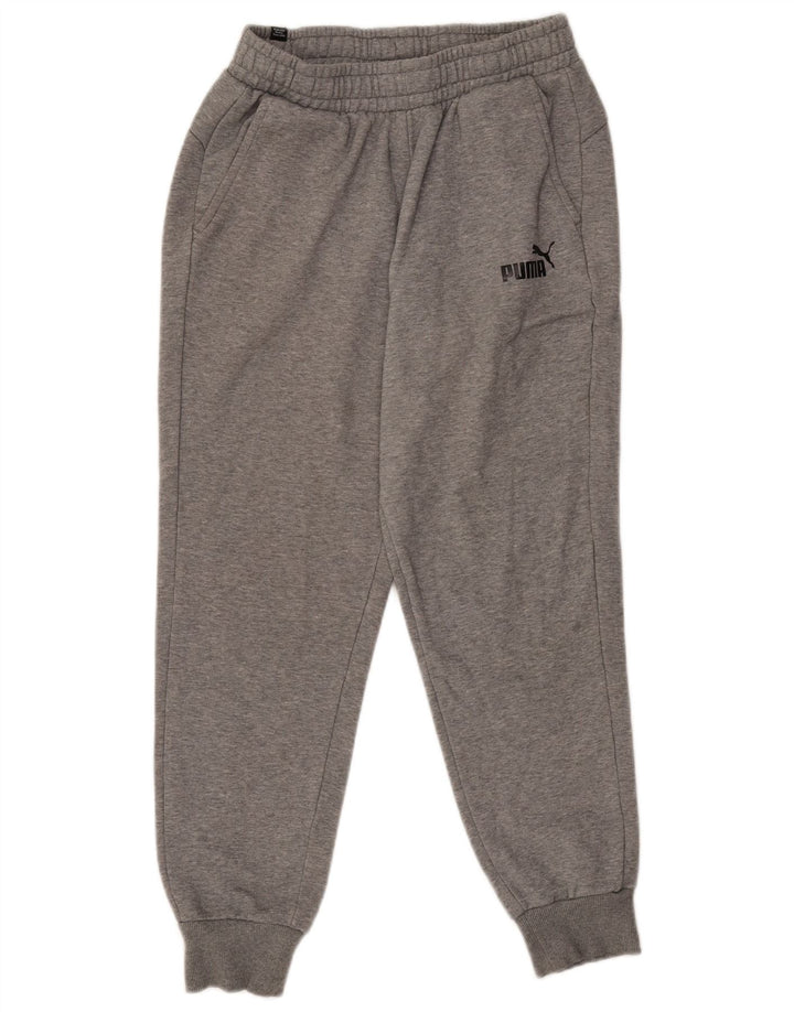 Puma Pantalon de Survêtement Joggers Homme Gris Moyen Moucheté Coton