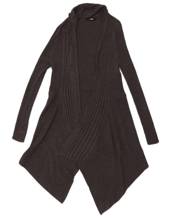 Marks & Spencer Pull cardigan ouvert long pour femme UK 16 Large Gris