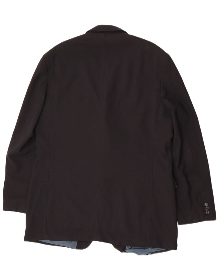 Marks & Spencer Veste blazer à 3 boutons pour homme UK 44 XL Bleu marine Polyester