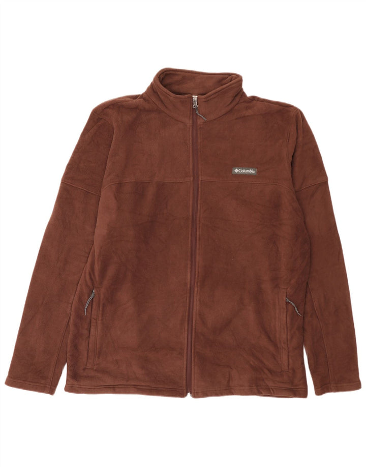 Columbia Veste Polaire Homme UK 42 XL Marron Polyester