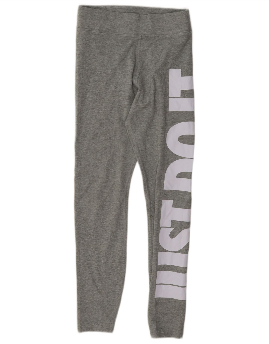 Leggings graphiques Nike pour femmes UK 10 petit coton gris