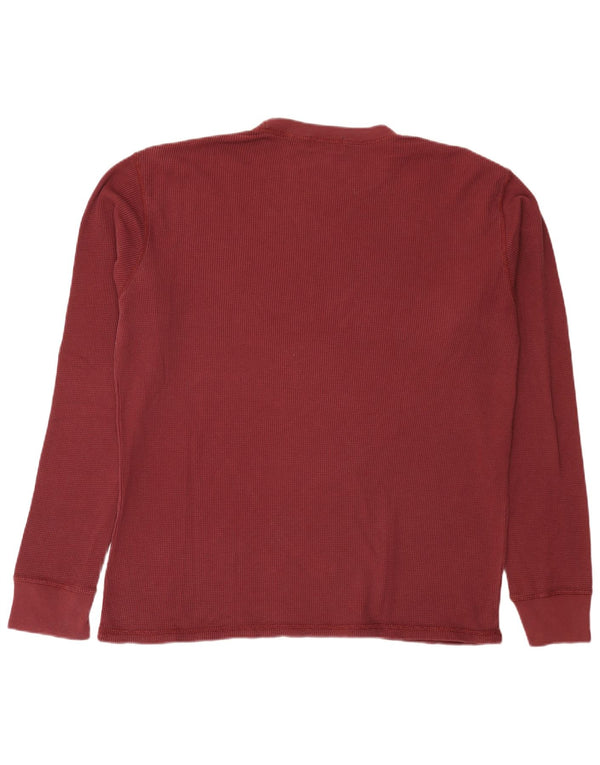 Ralph Lauren Haut à manches longues pour homme 2XL en coton bordeaux