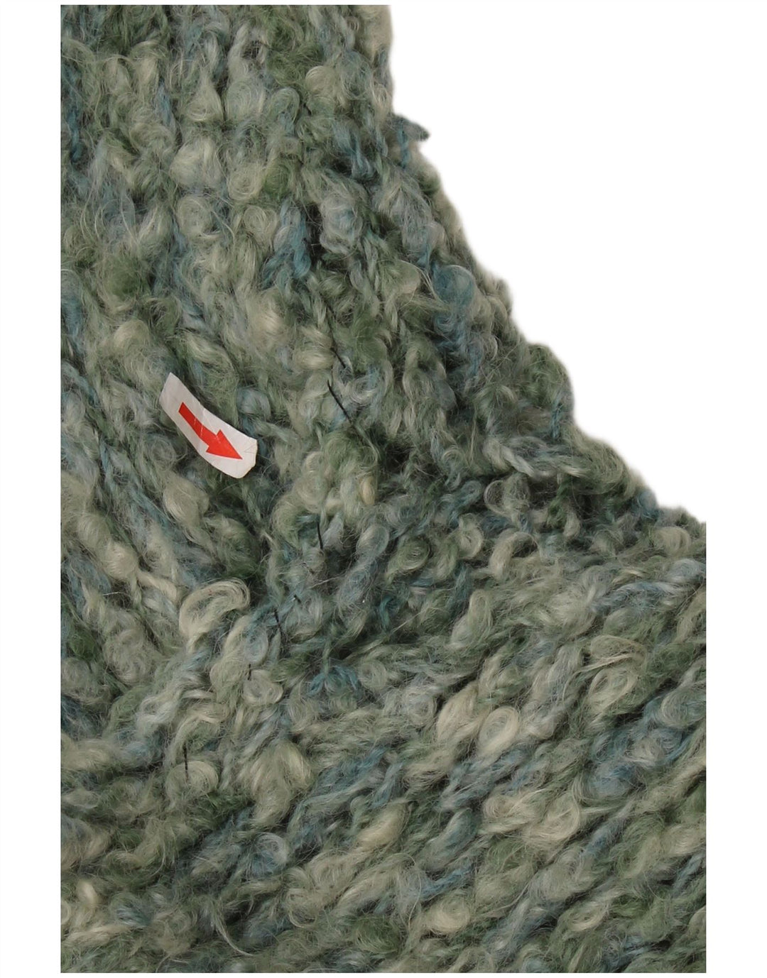 VINTAGE Femmes Longline Cardigan Pull UK 18 XL Vert