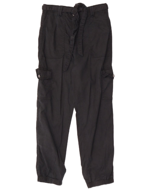 Marks & Spencer Pantalon cargo de jogging pour femme UK 10 Small W28 L27 Noir