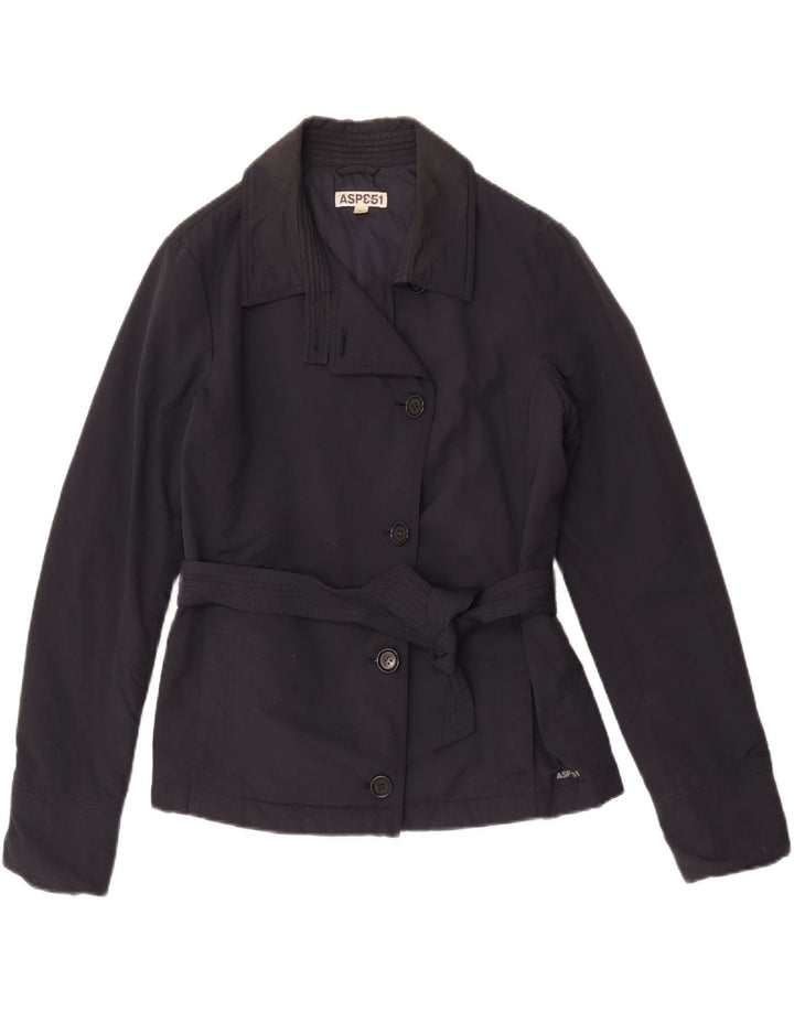 Aspesi Veste Bomber Femme UK 18 XL Bleu Marine Polyamide