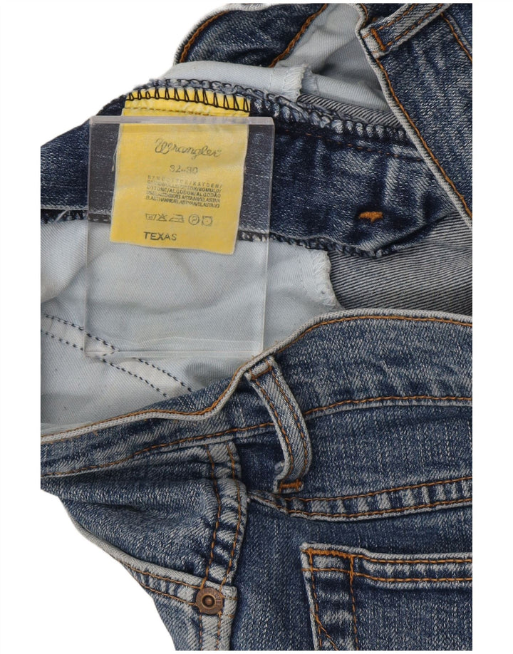 WRANGLER Jean Droit Texas Homme W32 L27 Bleu Coton